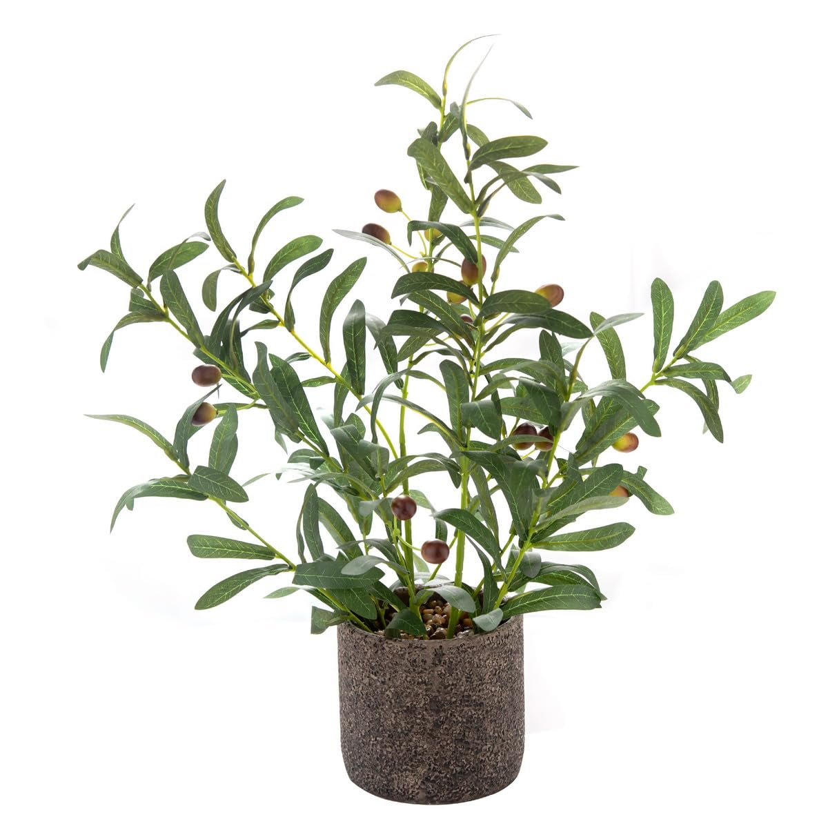 Artificial Plants Decor Greenery Fake Succulents Indoor Potted Fake Plant for Home Decor Farmhouse Room Bathroom Bedroom Kitchen Office Table Decor