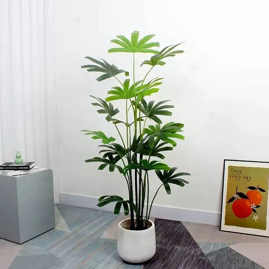 Bamboo Trees Artificial PE Trunk Silk Grass Eco-Friendly Lightweight High Simulation 200cm Height 5-8 Year Lifespan