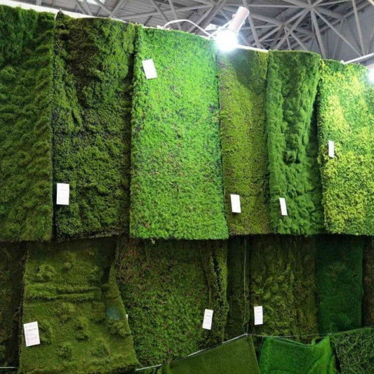 Artificial Moss Wall Decor for Office or Hotel Fabric-based Stone Wall for Party Wall Decor for Living Space
