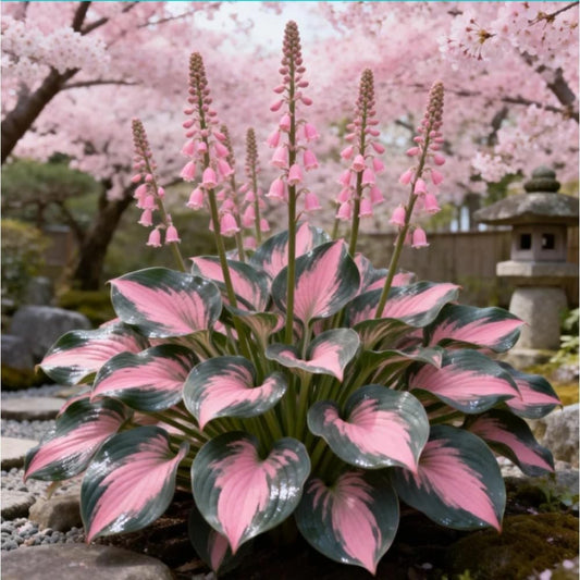 Bulb Flowers Shape Decorative Shade Landscapes with Smooth Leaf Texture Appeal