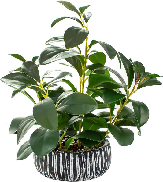 Artificial Plants Decor Greenery Fake Succulents Indoor Potted Fake Plant for Home Decor Farmhouse Room Bathroom Bedroom Kitchen Office Table Decor