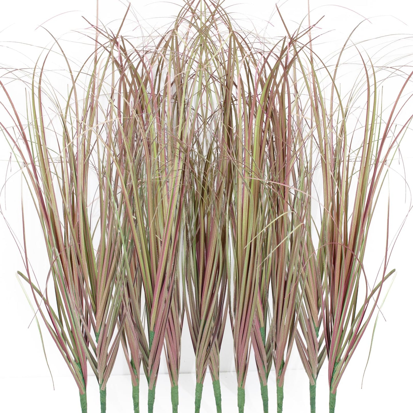 12Pcs Artificial Grass Plants, Faux Shrubs Wheat Grass, Artificial Tall Grass Fake Plants for Outdoor Decor,Artificial Greenery Stems Weed for Room Indoor Home Decor