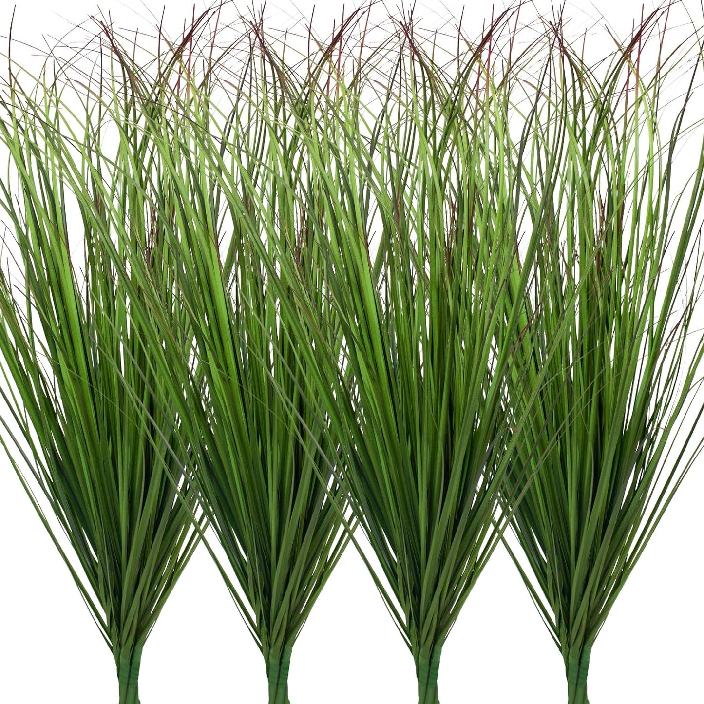 12Pcs Artificial Grass Plants, Faux Shrubs Wheat Grass, Artificial Tall Grass Fake Plants for Outdoor Decor,Artificial Greenery Stems Weed for Room Indoor Home Decor
