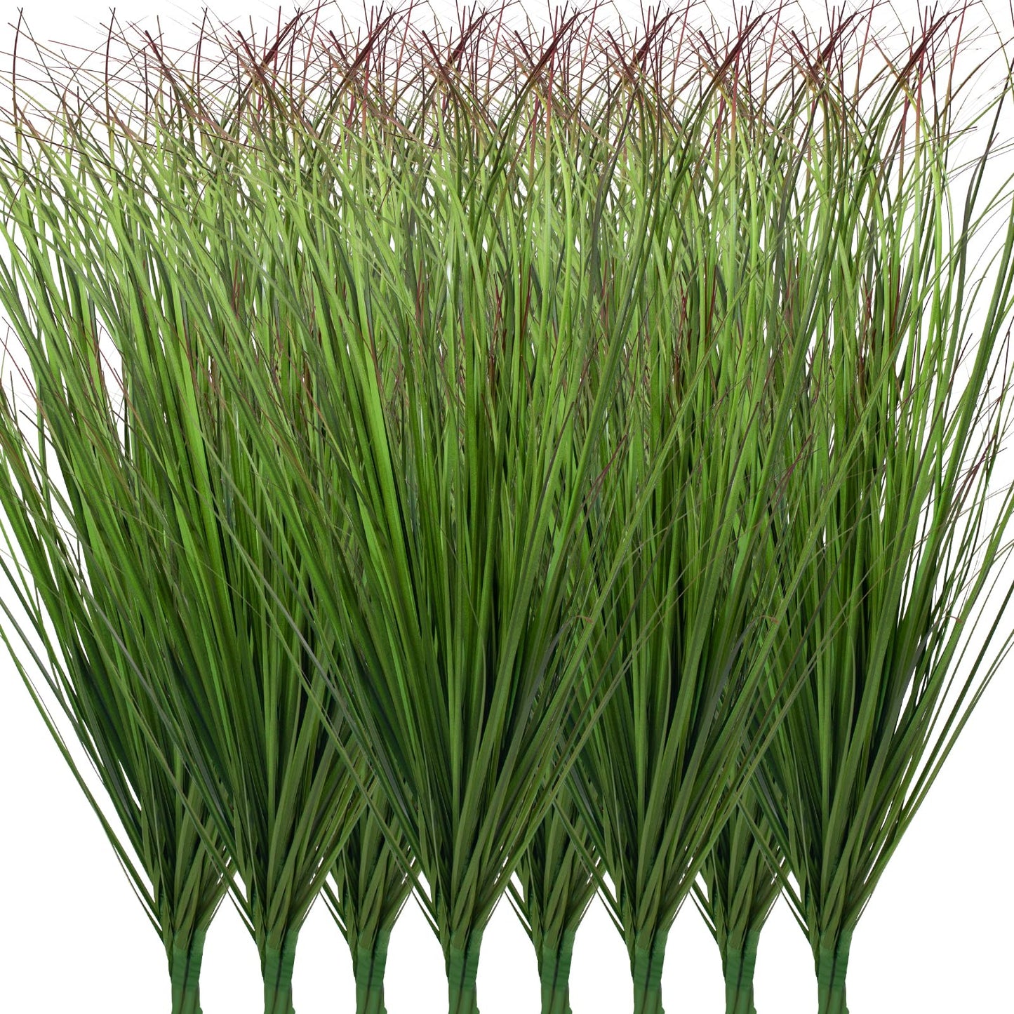 12Pcs Artificial Grass Plants, Faux Shrubs Wheat Grass, Artificial Tall Grass Fake Plants for Outdoor Decor,Artificial Greenery Stems Weed for Room Indoor Home Decor