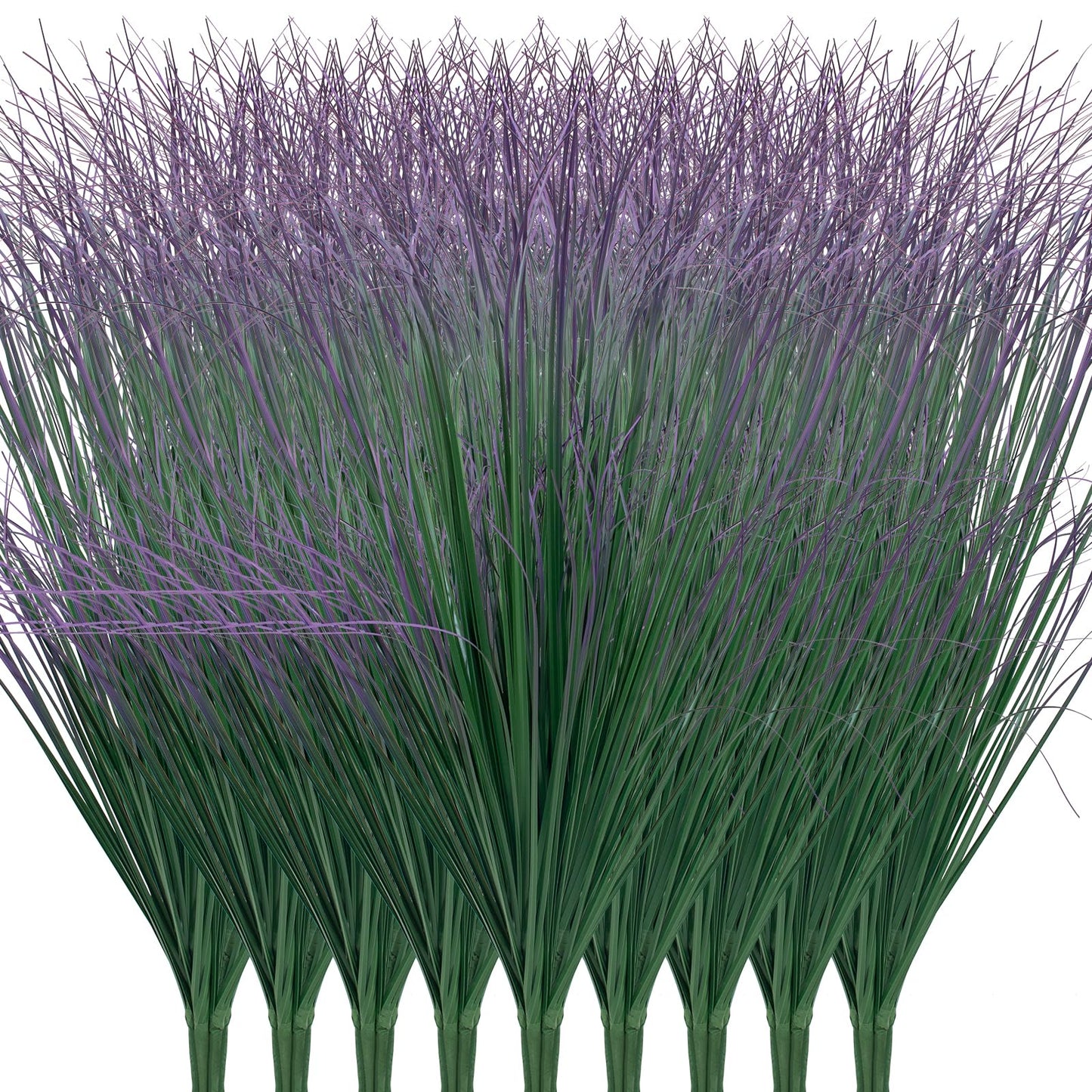 12Pcs Artificial Grass Plants, Faux Shrubs Wheat Grass, Artificial Tall Grass Fake Plants for Outdoor Decor,Artificial Greenery Stems Weed for Room Indoor Home Decor