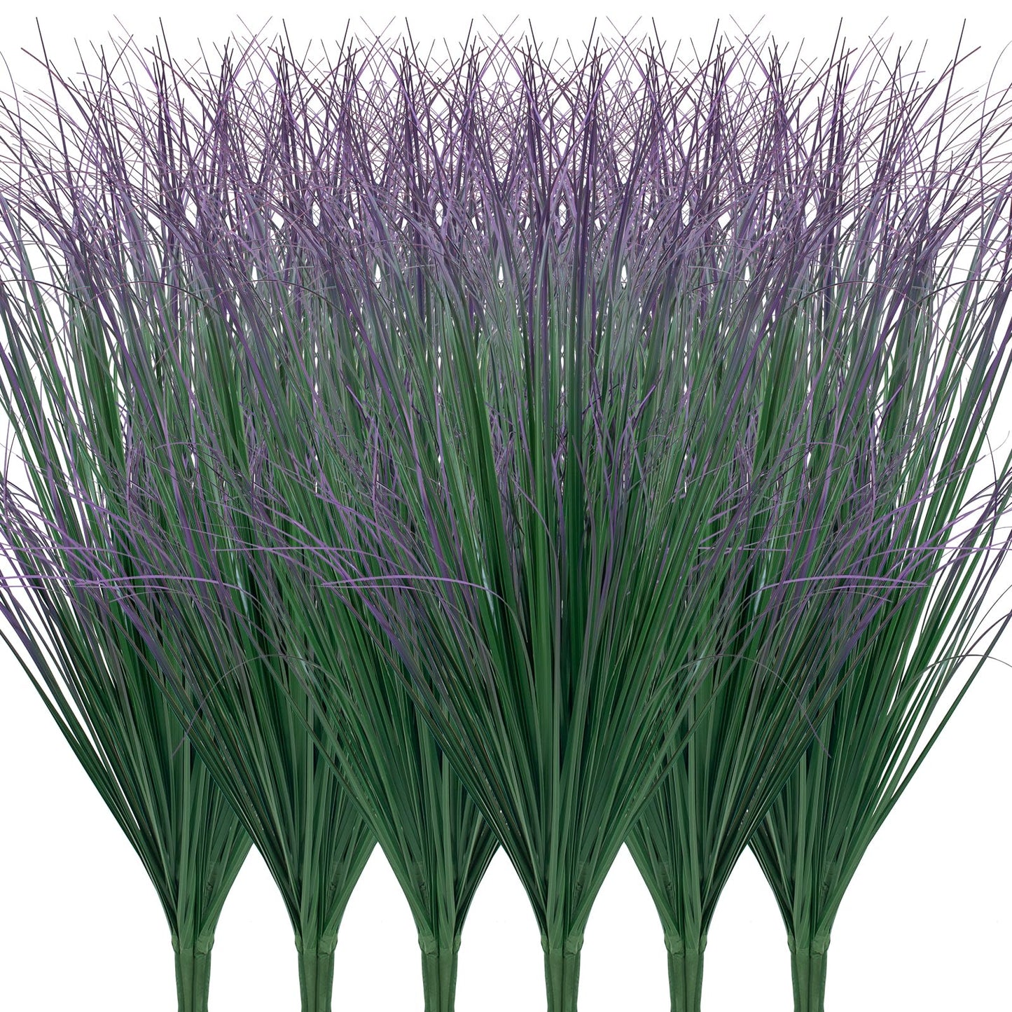 12Pcs Artificial Grass Plants, Faux Shrubs Wheat Grass, Artificial Tall Grass Fake Plants for Outdoor Decor,Artificial Greenery Stems Weed for Room Indoor Home Decor