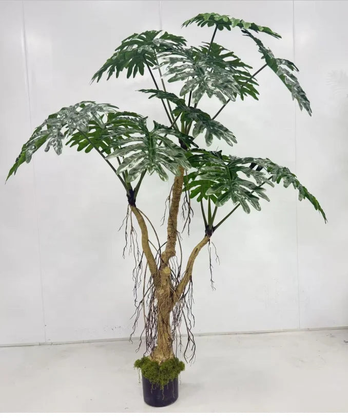 High Quality UV Resistant Eco-Friendly Monstera Artificial Tree Monstera Plant Big Leaf Tree