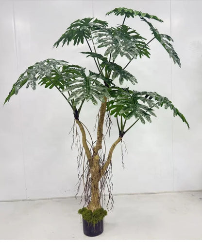 High Quality UV Resistant Eco-Friendly Monstera Artificial Tree Monstera Plant Big Leaf Tree