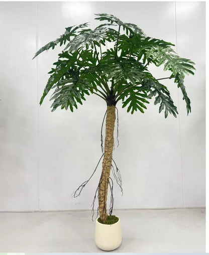 High Quality UV Resistant Eco-Friendly Monstera Artificial Tree Monstera Plant Big Leaf Tree