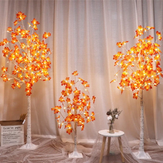 Wholesale Colors Chinese Artificial Led Light Tree Lampshade for Home Hotel Decoration Christmas Red White Light